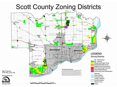 Davenport Ia Zoning Map Revised Zoning Ordinance Park View Meeting | Scott County, Iowa