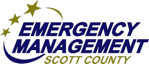 Emergency Management Scott County logo.