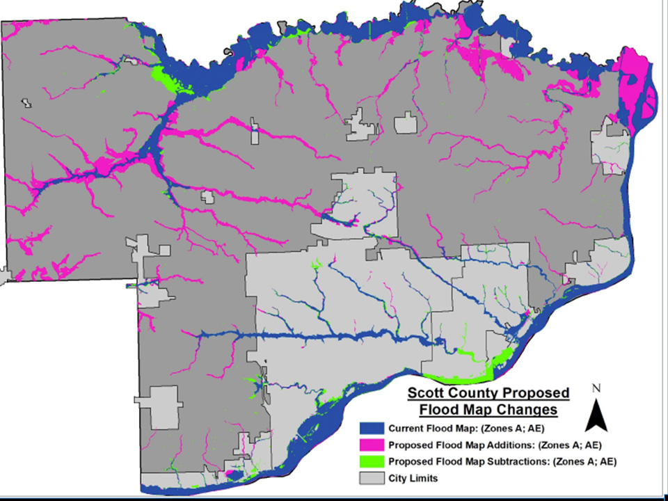Davenport Ia Zoning Map Fema Flood Insurance Rate Map (Firm) Update Open House | Scott County, Iowa