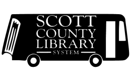 SCLS Bookmobile and outreach logo (black)