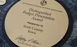 Image of the budget award.