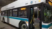 Davenport, Iowa Public Transit Bus