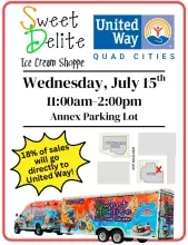 United Way Sweet Delite Event Poster