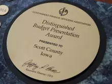 Image of the budget award.