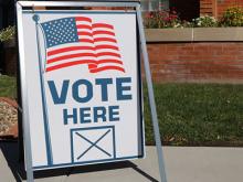 Voter here sign.