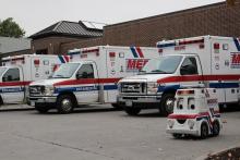 Ambulances.