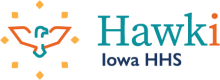 Hawki Iowa HHS Logo