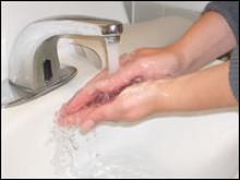 Lather Hands with Soap
