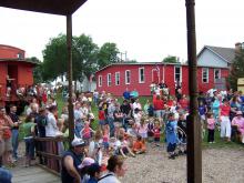 photo of people attending heritage days in the past