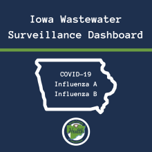 Iowa wastewater surveillance dashboard