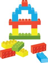LEGO Blocks Stacked together
