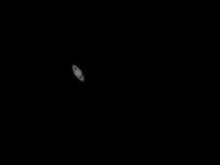 The planet Saturn as seen from telescope at Menke Observatory