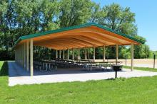 Running Deer picnic shelter.