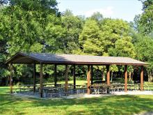 Hickory Hills picnic shelter.