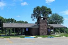 Lakeview picnic shelter.