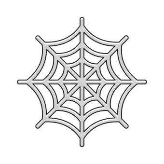 illustration of a spider web