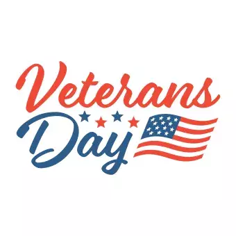 veterans day with american flag