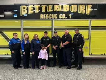 Medic and Bettendorf Fire