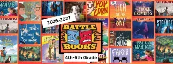 Book covers of the 2026-2027 Iowa Children's Choice Award nominees in a collage