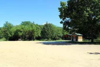 Drop Tine Shelter parking area.