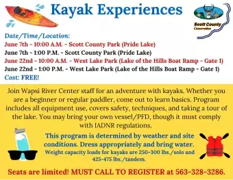 flyer with program information