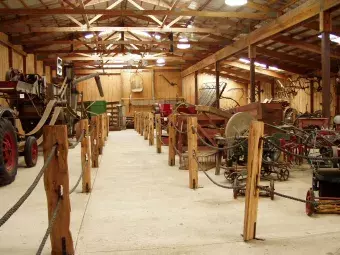 The interior of the Dammann Building.