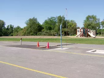 The Bald Eagle Campground dump station.