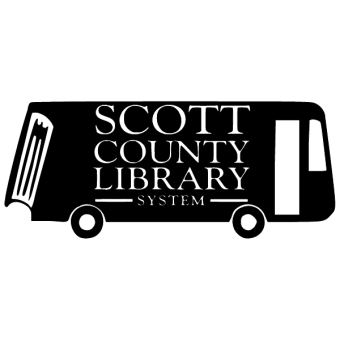 SCLS Bookmobile and outreach logo (black)