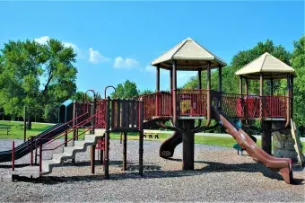 Rolling Hills playground equipment.
