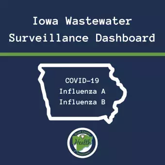 Iowa wastewater surveillance dashboard