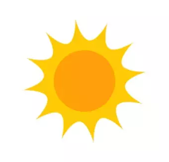 sun clip art image