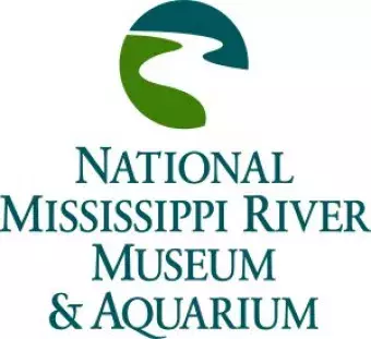 logo for national mississippi river museum & aquarium