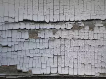 Lead Paint Crackle on Wood Siding