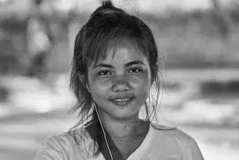 portrait of Hispanic young woman