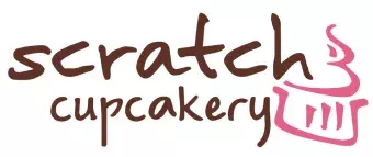Logo for Scratch Cupcakery cupcake shop