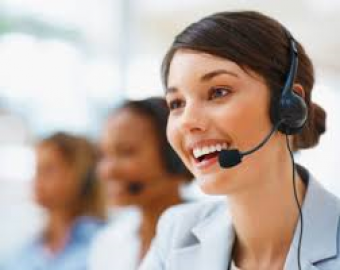 Customer Care Professional with Headset