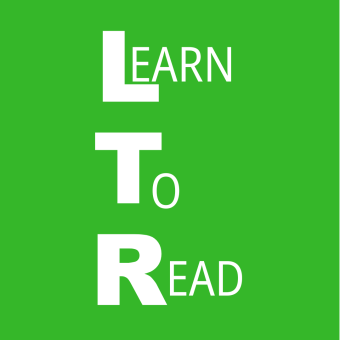 Learn to Read spelled out in white letters on a green background