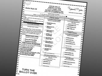 Sample ballot.