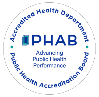 Accredited Health Department seal