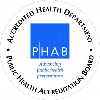 Accredited Health Department seal
