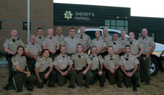 Members of the Scott County Iowa Reserves.
