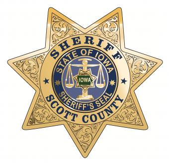 The Scott County Sheriff badge.