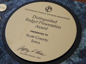 Image of the budget award.