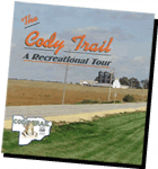 Cover of the cody trail brochure.