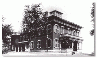 The Antoine LeClaire house in Davenport