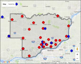 Service provider map