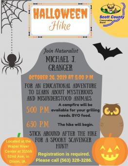Flyer with hike info.