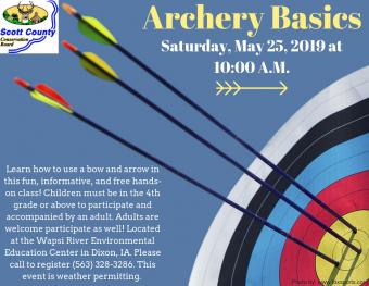 photo of flyer with target and arrows