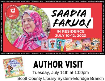 Photo of children's author Saadia Faruqi