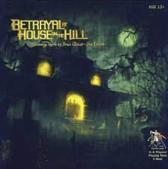 Board Game box cover- betrayal at house on the hill